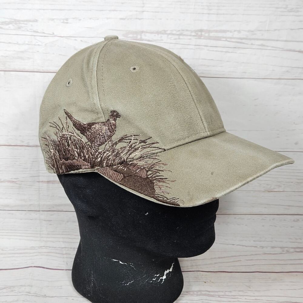 DRI-DUCK Hat Wildlife Series Men's Adjustable Khaki Pheasant Cap